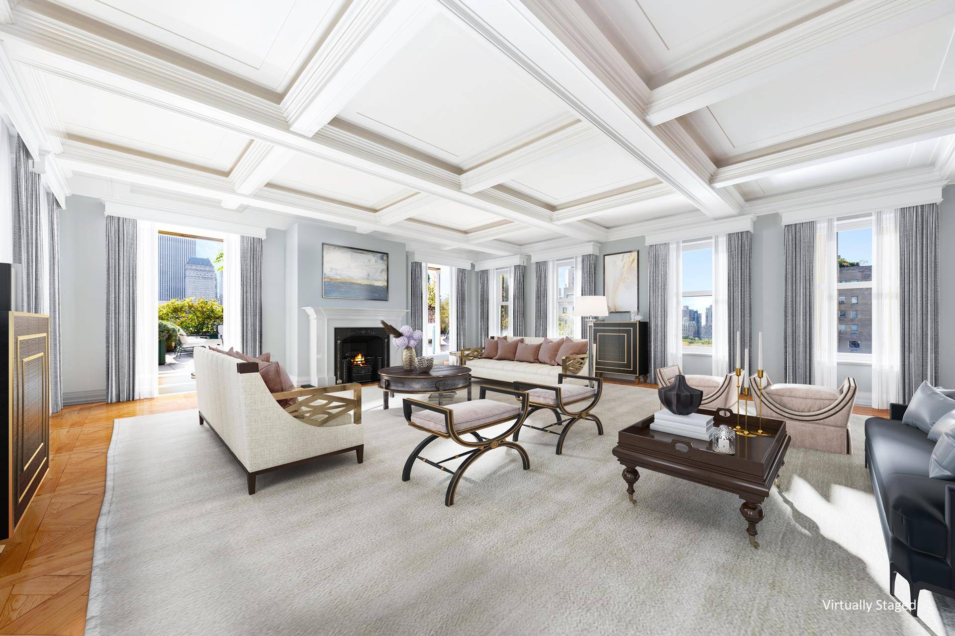 Located at the corner of East 69th Street and Madison Avenue in the former Westbury Hotel, this magnificent two story penthouse offers panoramic views overlooking the New York skyline and ...