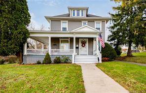 Enjoy your views of the Terryville Town Green from your charming covered front porch of this terrific prestigious home right across the road.
