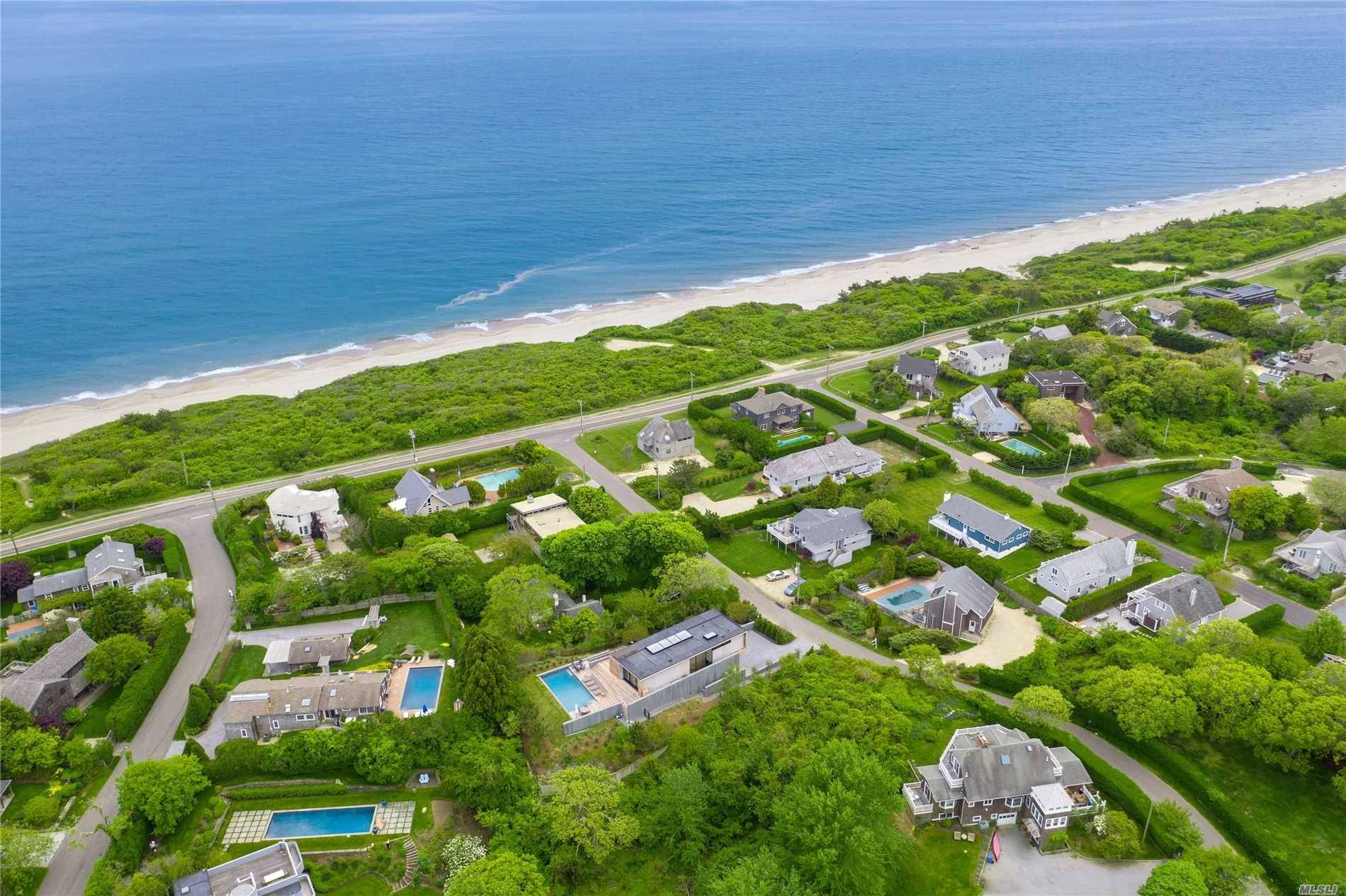 Once in a lifetime opportunity to build a custom home in Montauk with water views in close proximity to the ocean.
