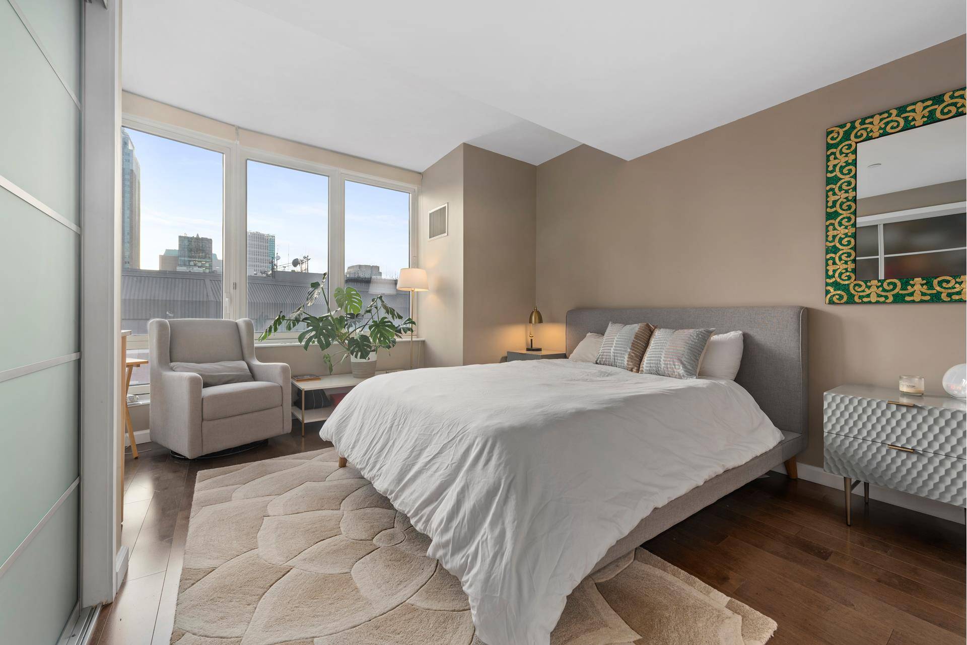 Completely renovated and reconfigured, this rarely available G Line unit at The Oro boasts truly grand living.