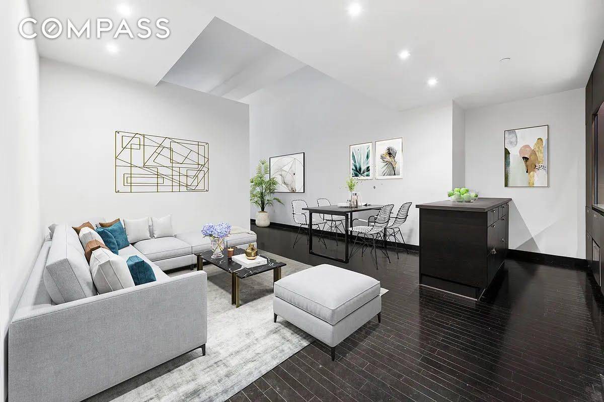 A one of a kind huge converted two bedroom 1 Bedroom, home office apartment with interiors designed by Armani Casa is located in heart of the Financial District.