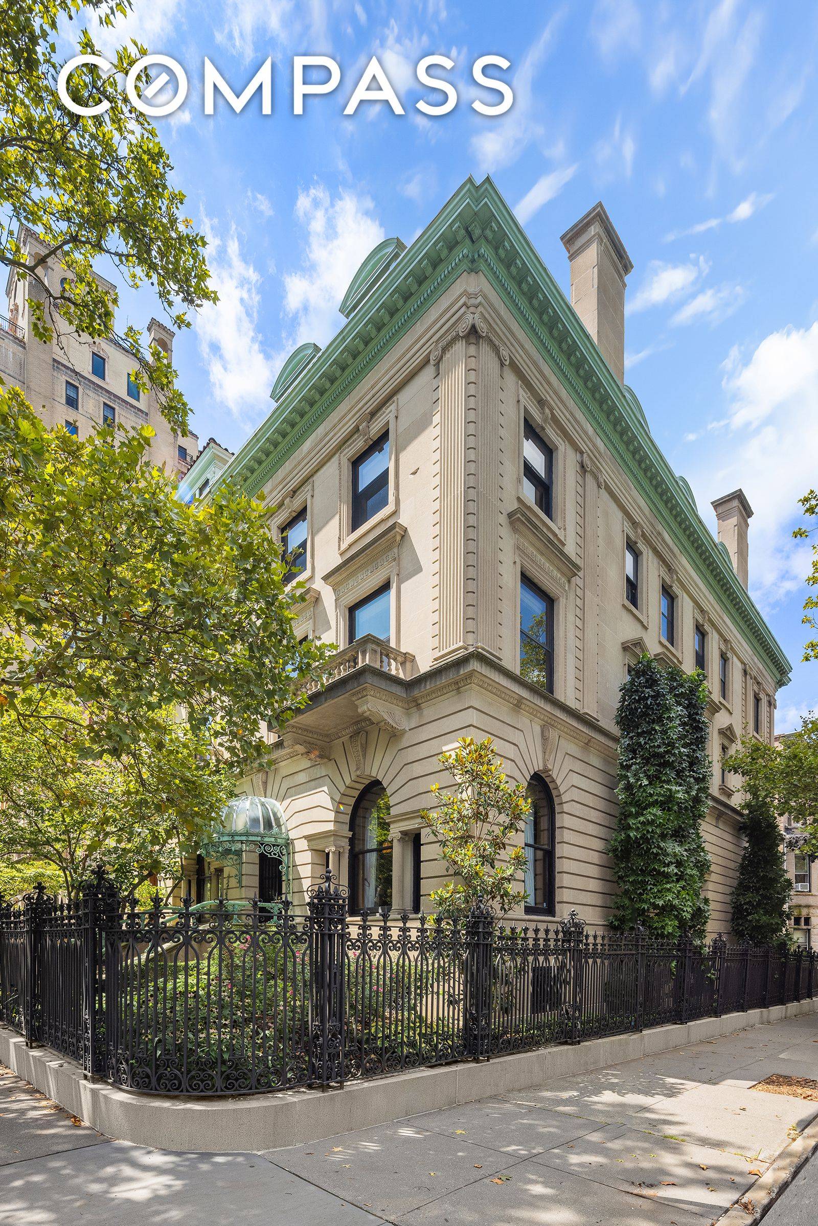 Rarely if ever does a corner located Neo Italian Renaissance mansion scaled limestone townhouse with three open exposures come to market, a collector grade landmark perfectly positioned directly on Prospect ...