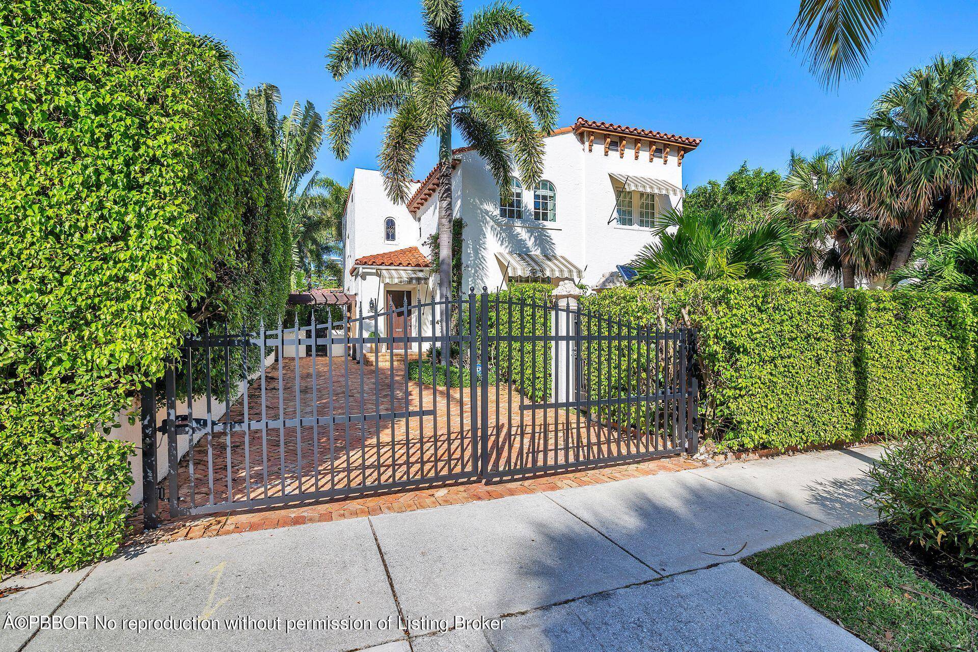 This stunningly beautiful residence, fully restored and renovated in 2018, is situated on one of the most coveted streets in Historic El Cid.
