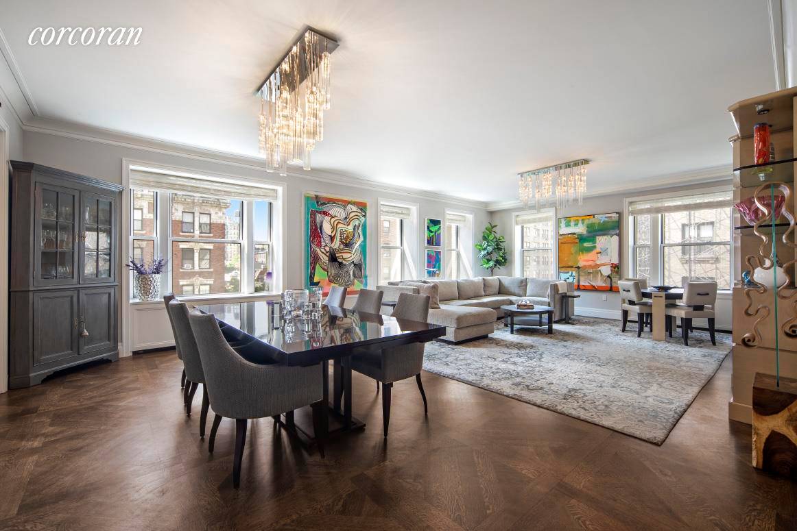 498 West End Avenue apartment 6A is a grandly proportioned 4 bedrooms 4.