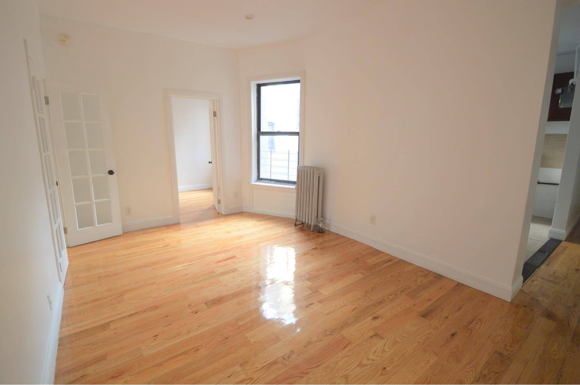 NO FEE CYOF. This spacious two bedroom, one bathroom apartment is located in the Washington Heights neighborhood.