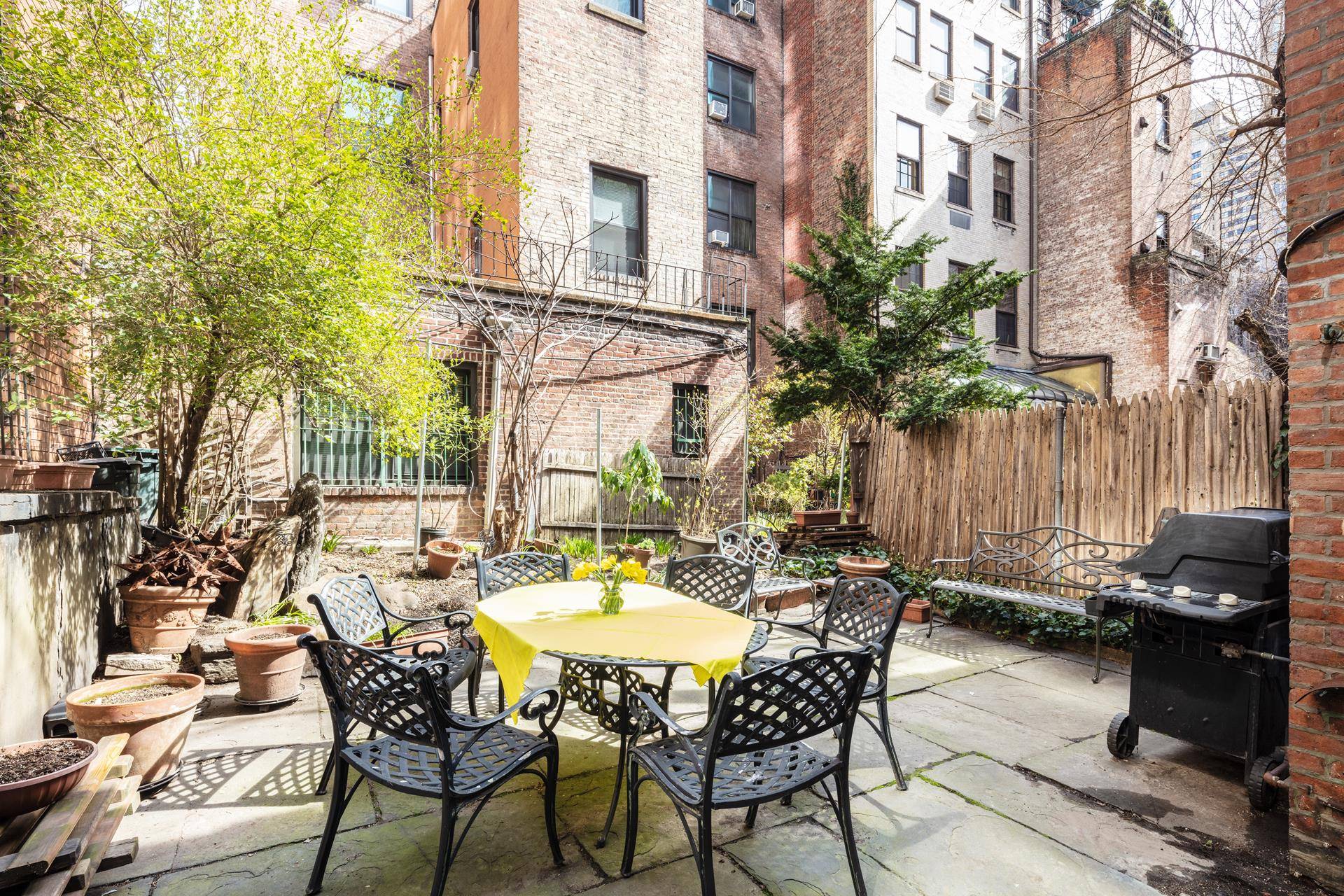 Stately brownstone apartment professional space in prime Murray Hill location.