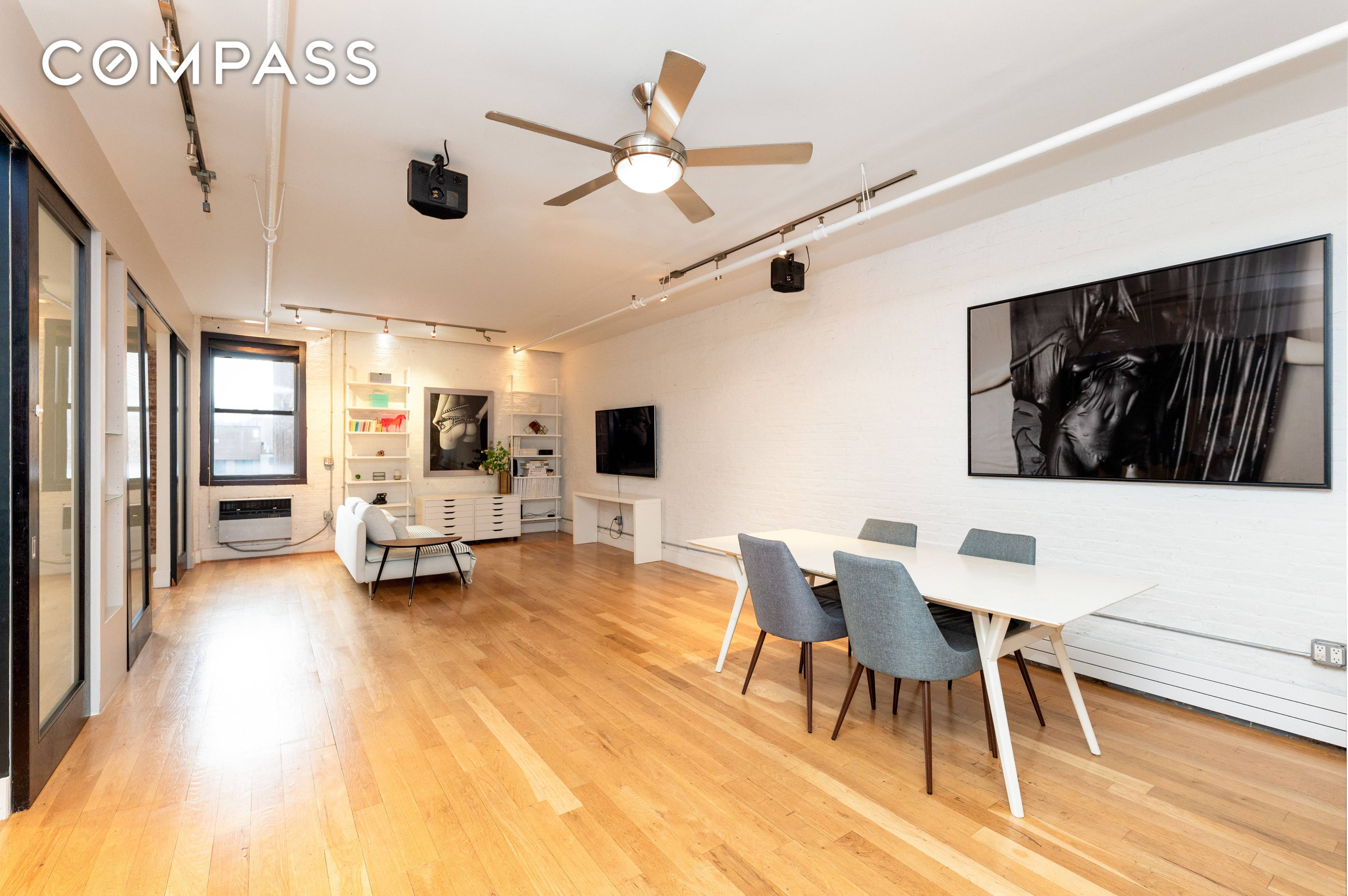 Experience the epitome of modern loft living in this two bedroom loft at 50 Bridge Street, nestled in the heart of the historic DUMBO district.