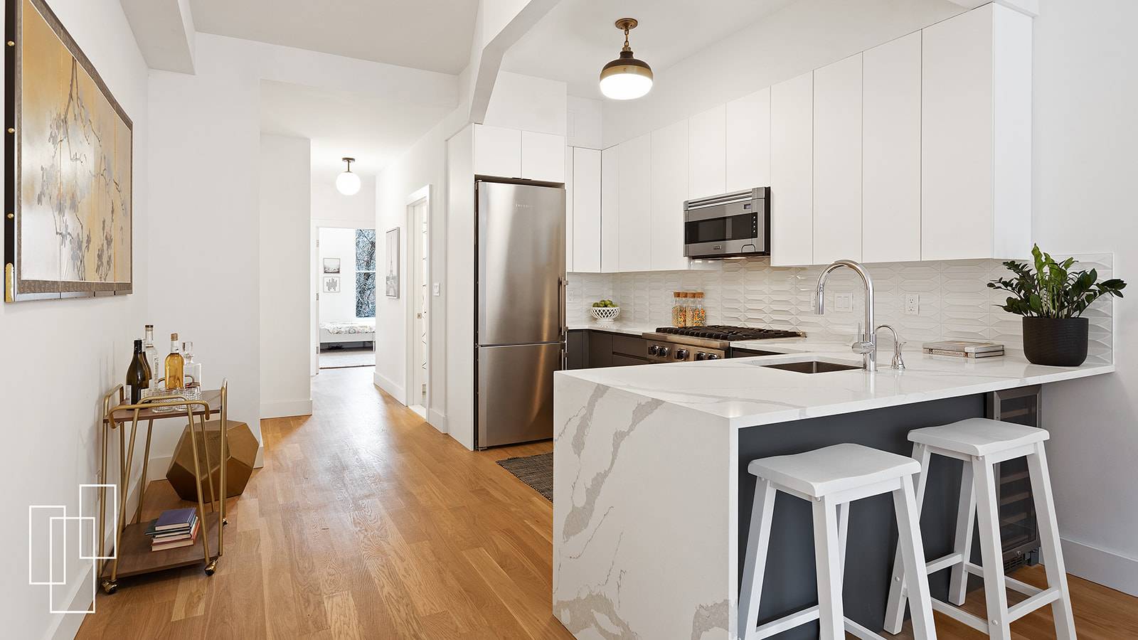 Located in coveted Center Slope in a handsome, sun filled, extra wide brownstone, this well proportioned 1, 150SF 3BR 2BA boasts a high end gut renovation with modern appeal and ...