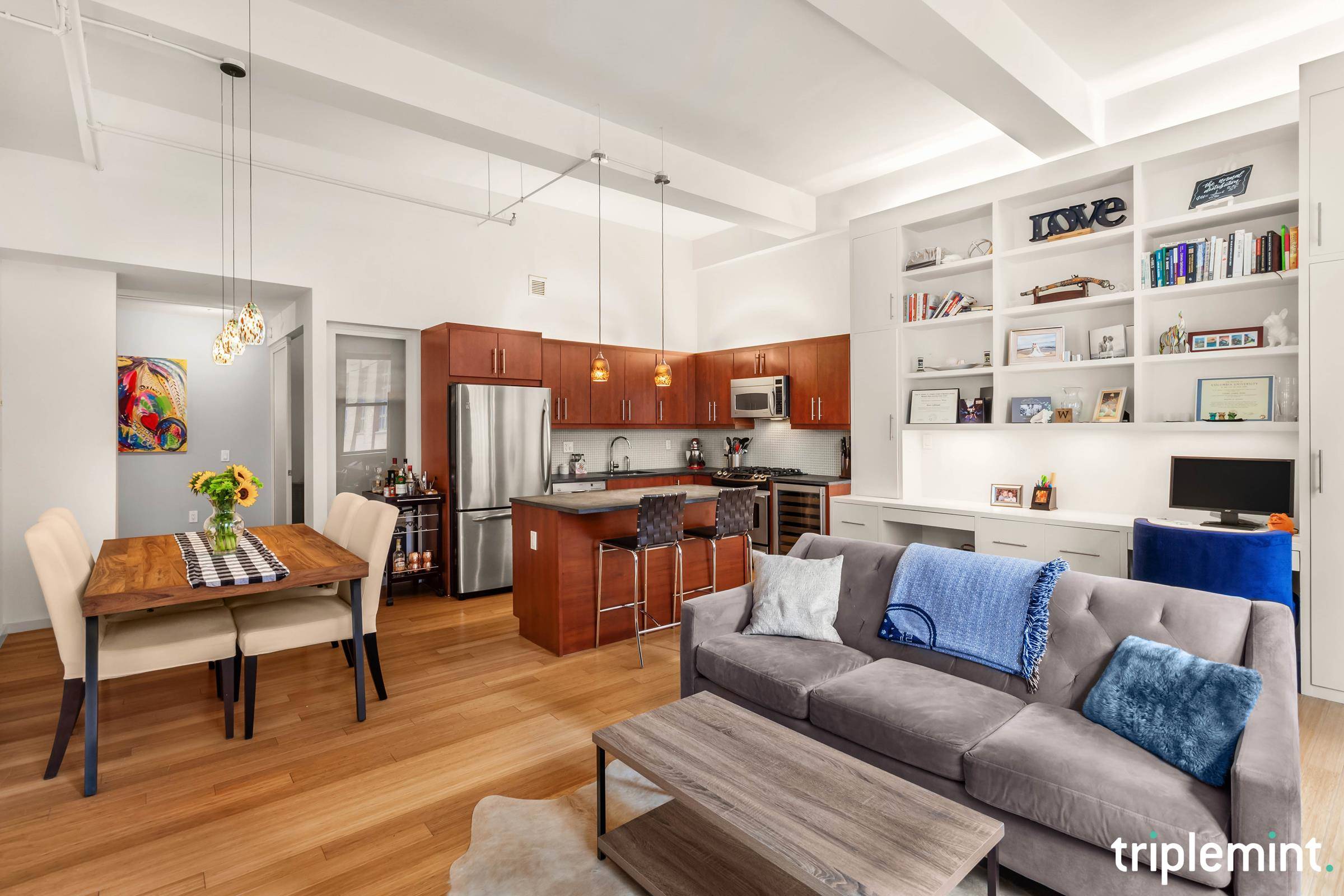 Welcome to your very own 1, 055 square foot 1 bedroom loft located in the convenient and bustling neighborhood of Downtown Brooklyn.