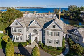 Long Island Sound waterfront offering breathtaking Sound views and sprawling green lawns.