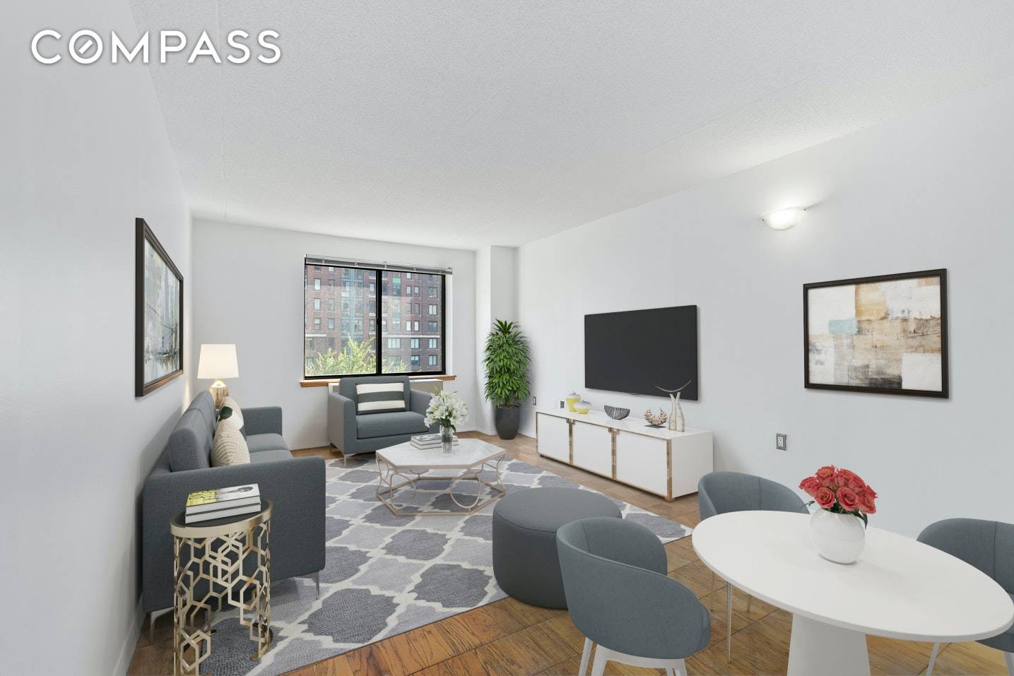 Enjoy northern park views from this spacious and meticulously maintained 1 Bed 1 Bath residence located at The Soundings a coveted boutique condominium in the heart of Battery Park City.