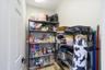 Walk in pantry/storage in laundry room.