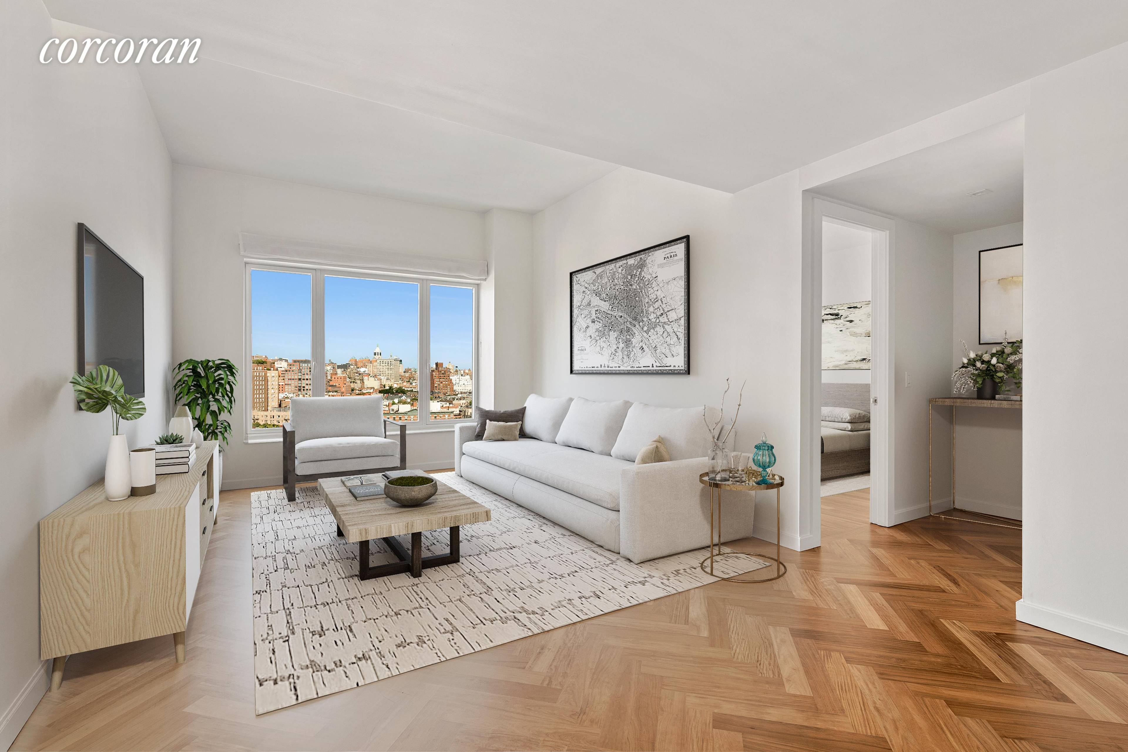 Located in one on the most iconic buildings in the West Village, this high floor one bedroom apartment has incredible, unobstructed views of the Empire State Building and the West ...