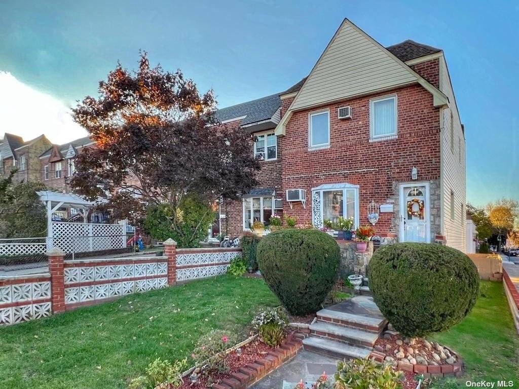 Meticulously Maintained 1 Family Brick, Corner Property in Excellent Condition !