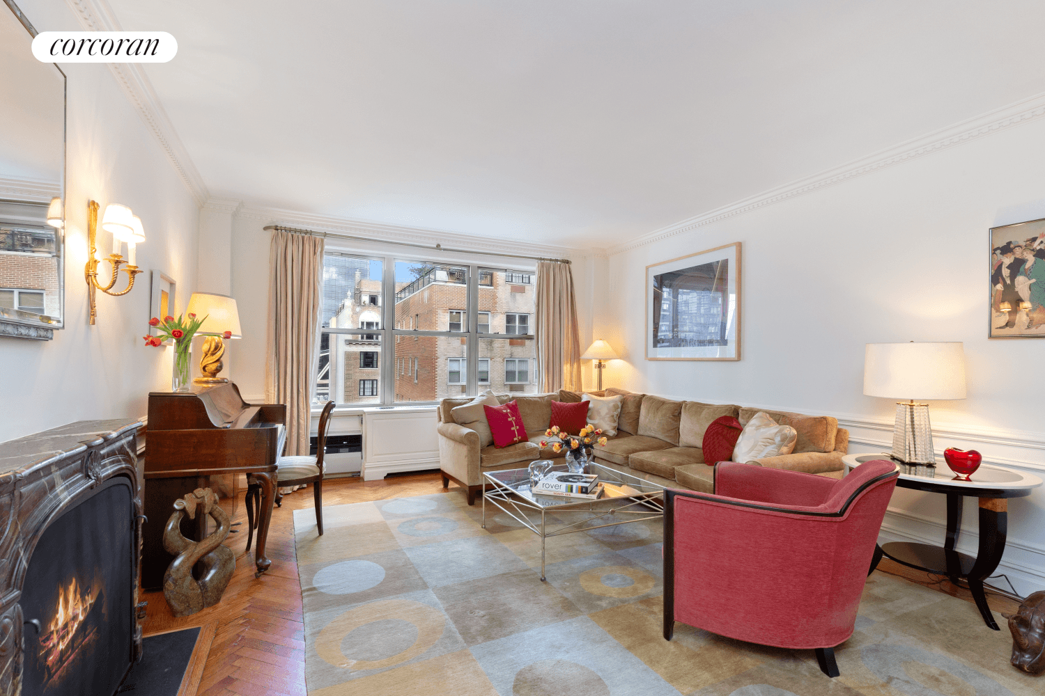 BACK ON THE MARKET. Elegant, Spacious, Prewar Coop Apartment with 3 Bedrooms, 3 Baths, Dining Room, Library and Chef's windowed Kitchen is the perfect home for entertaining.