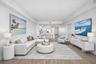 Family room virtually staged