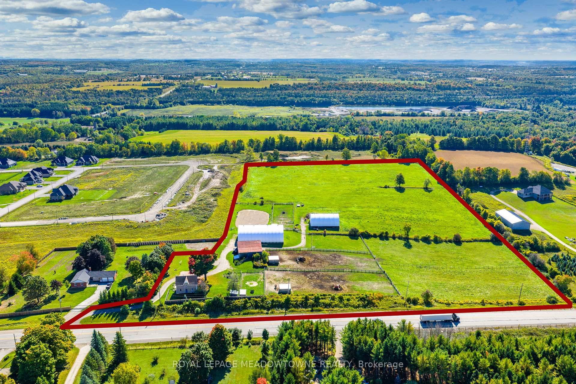 Investment Land 19. 11 Acres Adjacent To Existing Residential Subdivision In The Hamlet Of Ospringe at the Intersection Of Highway 124 amp ; 125.