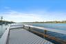DOCK - 2.5 feet at low tide, 4 feet at high tide