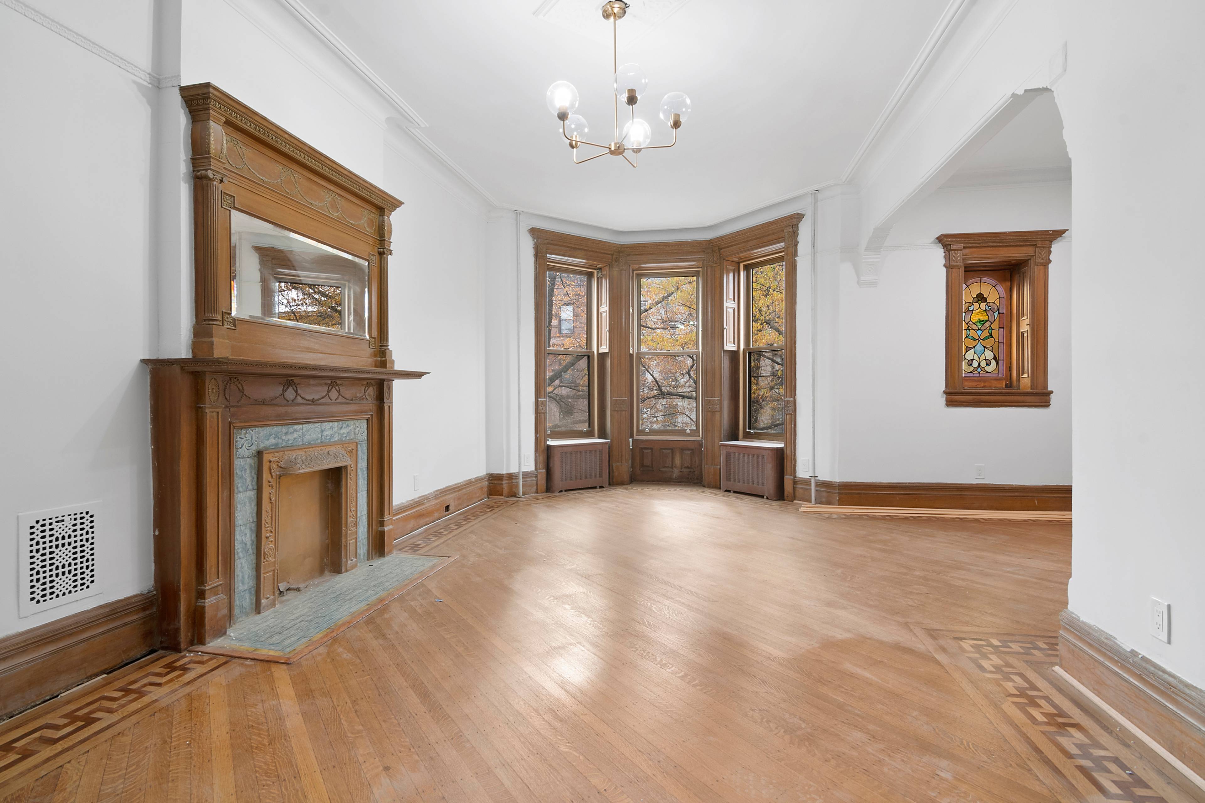 Located on one of the most Gorgeous Blocks in Historic Stuyvesant Heights, you'll love this treelined street full of small and well maintained Brownstone homes.