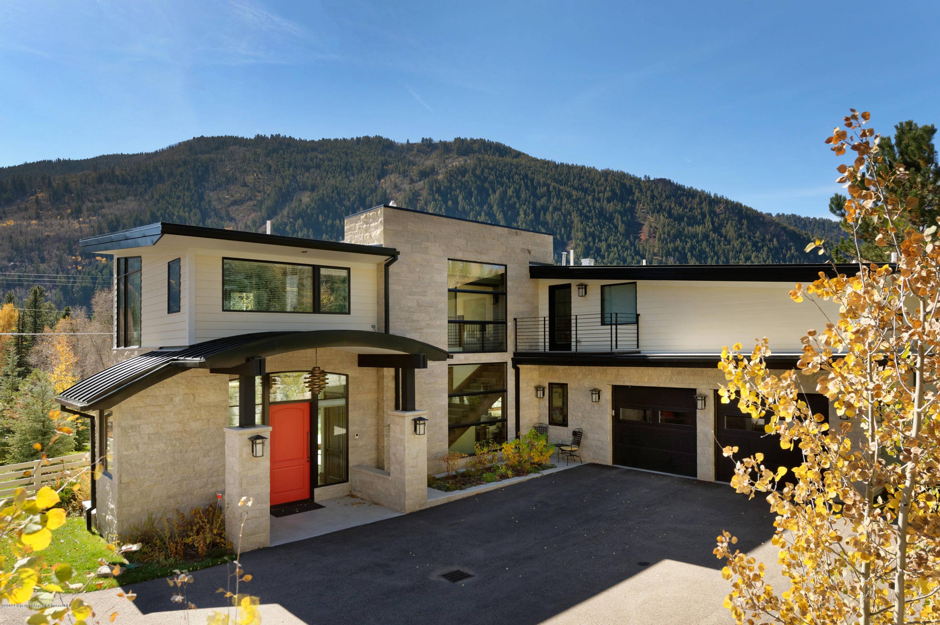 This contemporary East Aspen home is now available for rent for the first time.