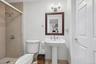 First Level Full Bathroom & Laundry Room