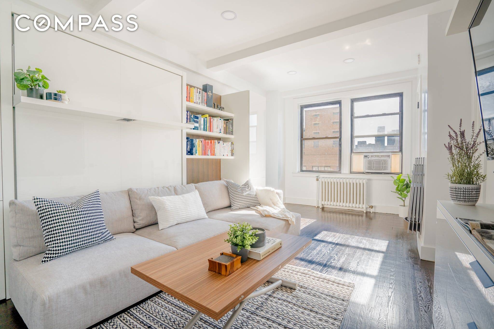 With Central Park and Columbus Circle just a few blocks away, live at the center of it all in this beautiful, gut renovated studio with open southern views of Hudson ...