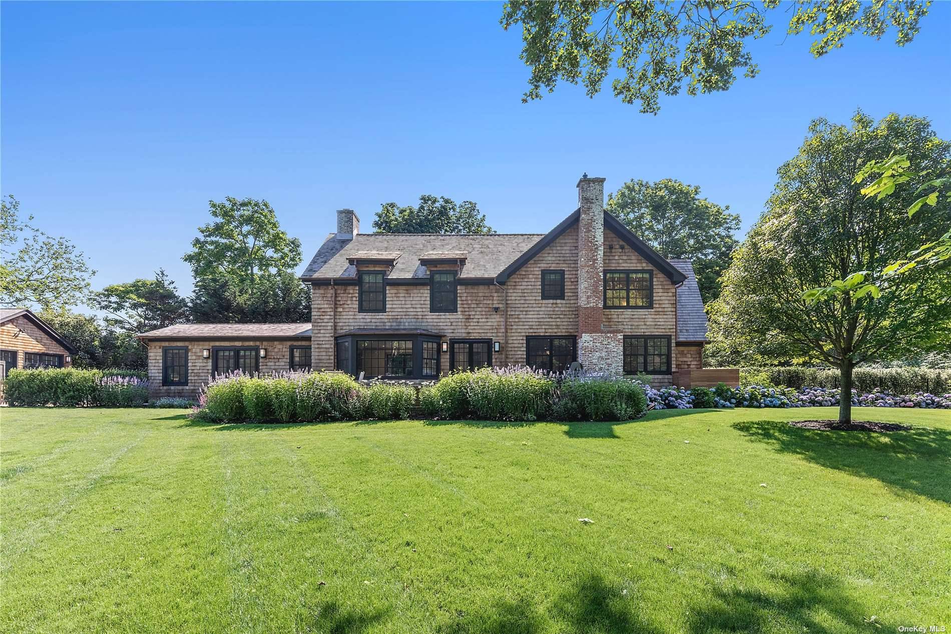 Just renovated in 2021 and situated on an acre plus south of the highway lot in Bridgehampton, this two story smart home with full pool house exudes a casual and ...