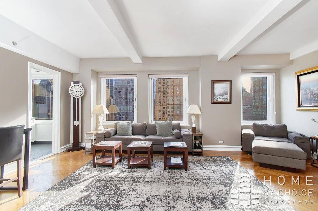 LIGHT ! LIGHT ! LIGHT ! A superb opportunity to own at one of Manhattans most prestigious addresses !