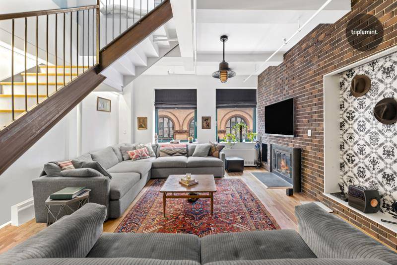 Beautiful Gut Renovated Duplex Loft in the Infamous Silk Building Located in the Heart of Noho.