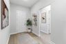 virtually staged entrance
