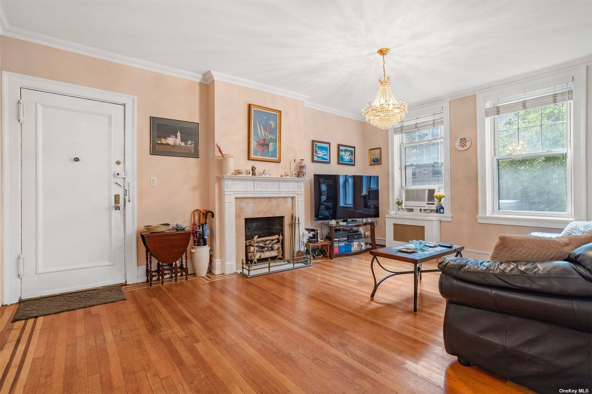 Welcoming 20 down payment, discover the blend of historic charm and modern living in this exquisite apartment situated in the heart of the Historic District of Jackson Heights.