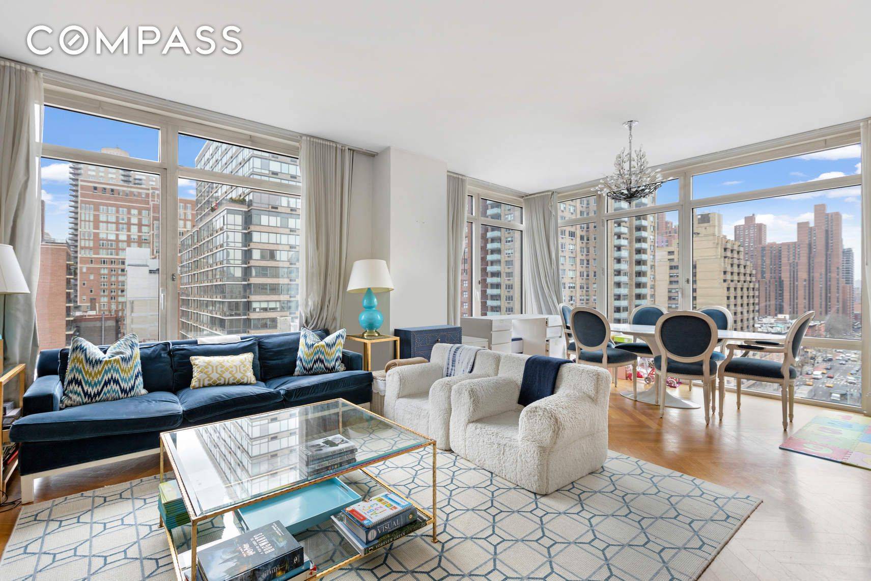 Welcome home to this fabulous two bedroom, two and one half baths, in one of the most sought after condominiums on the Upper East Side !