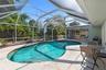 Screen Caged pool with patio and TV