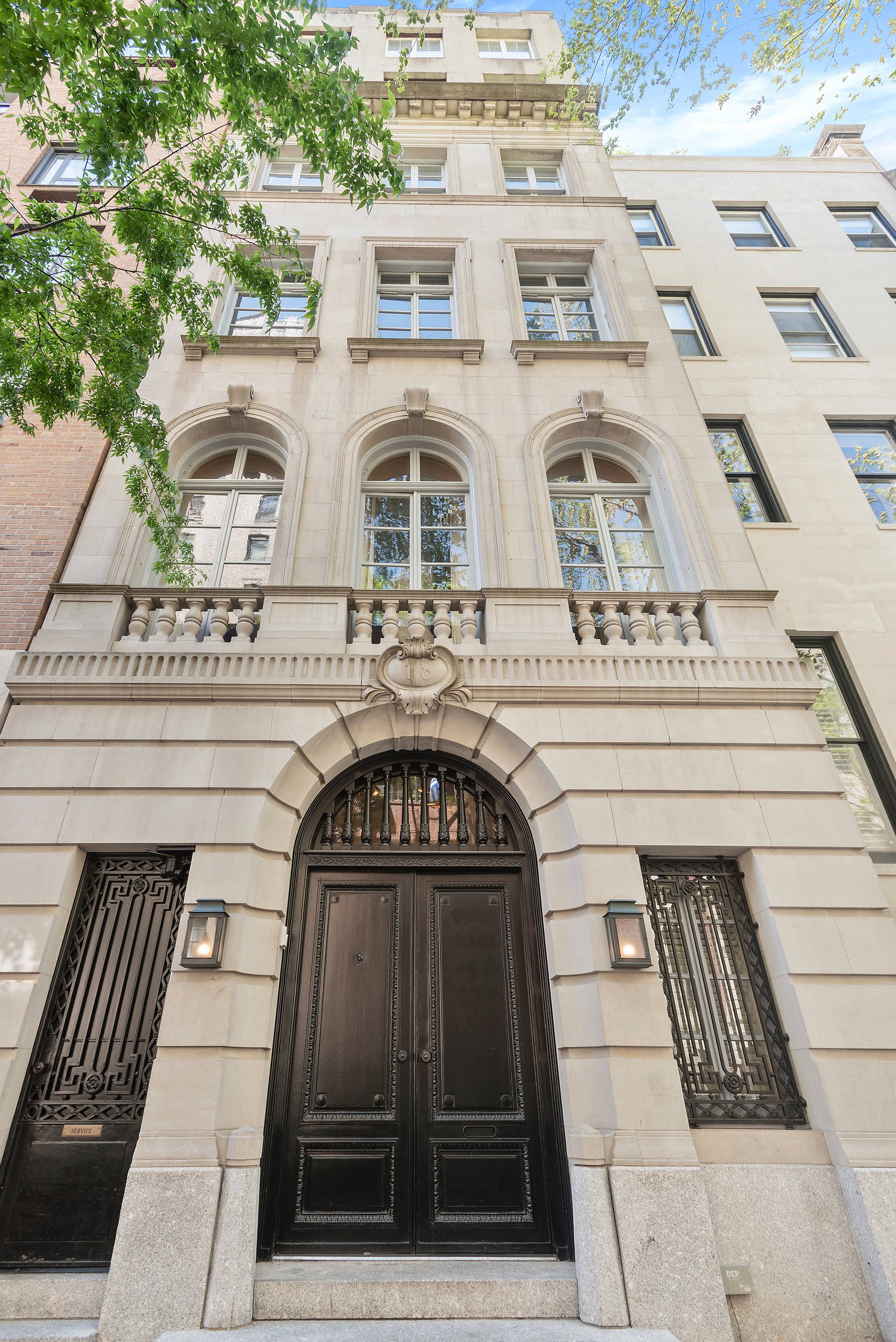 Recalling the gravitas and gilding of a bygone era, this well appointed Upper East Side limestone mansion features 8 bedrooms, 7 bathrooms and, a sound facing garden and a rooftop ...