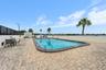 Bay-side heated community pool at Bridgeton Condominiums on Tampa Bay.