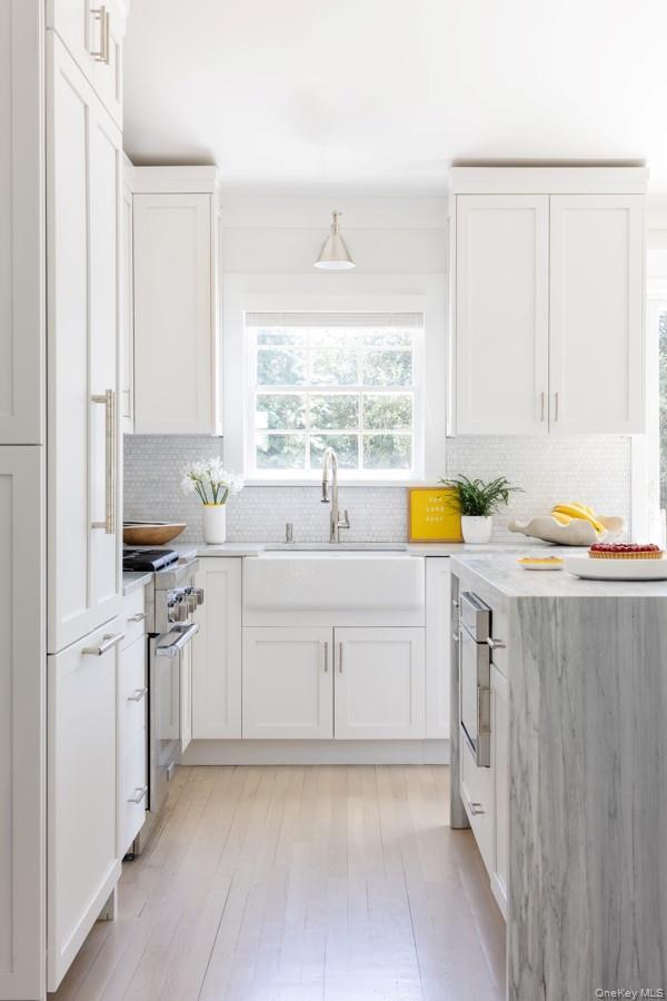 Open Kitchen With Stainless Steel Appliances