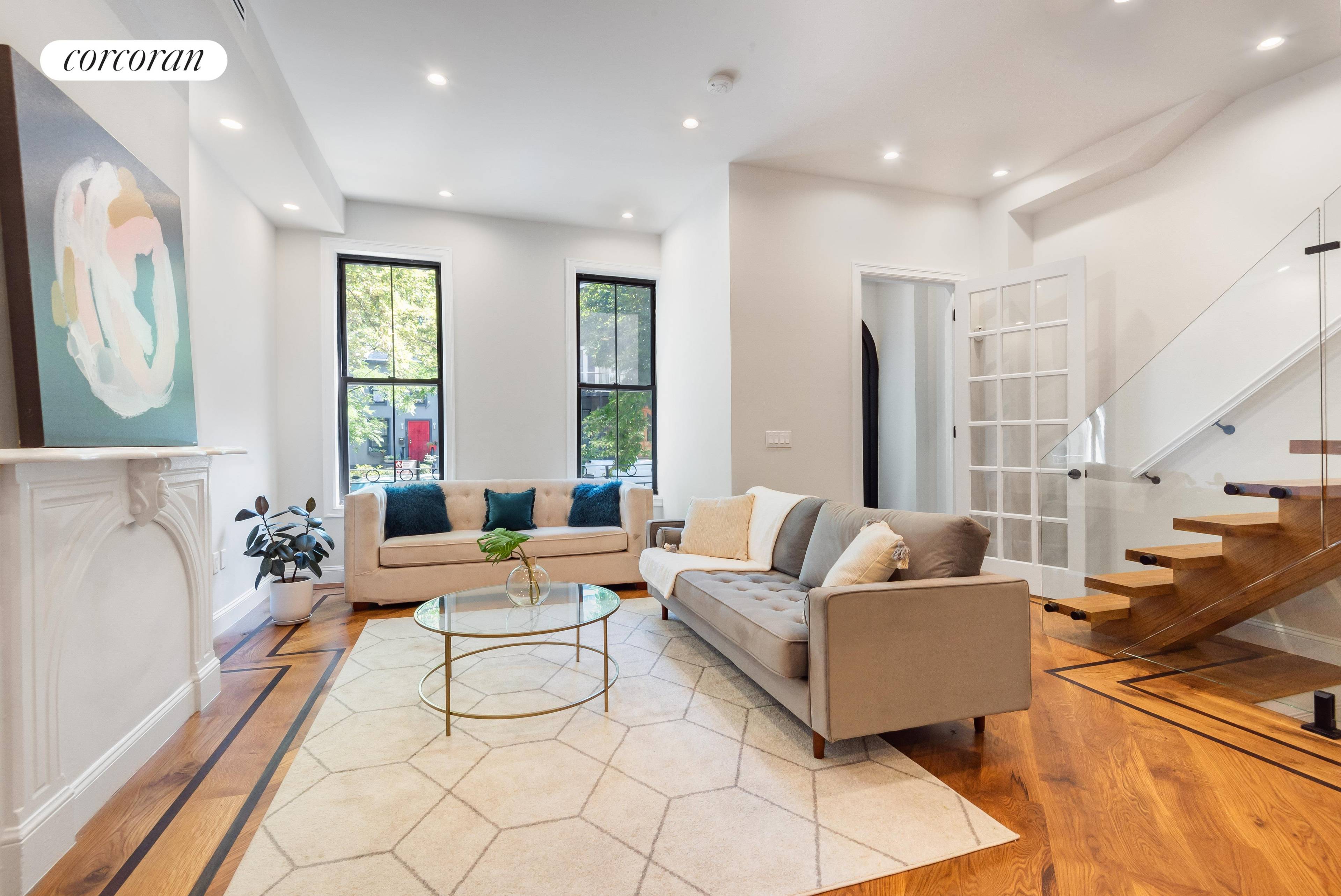 Welcome to 167 Monroe Street, a top to bottom, gut renovated single family townhouse, situated between Nostrand and Bedford Avenues, in PRIME Bedford Stuyvesant.