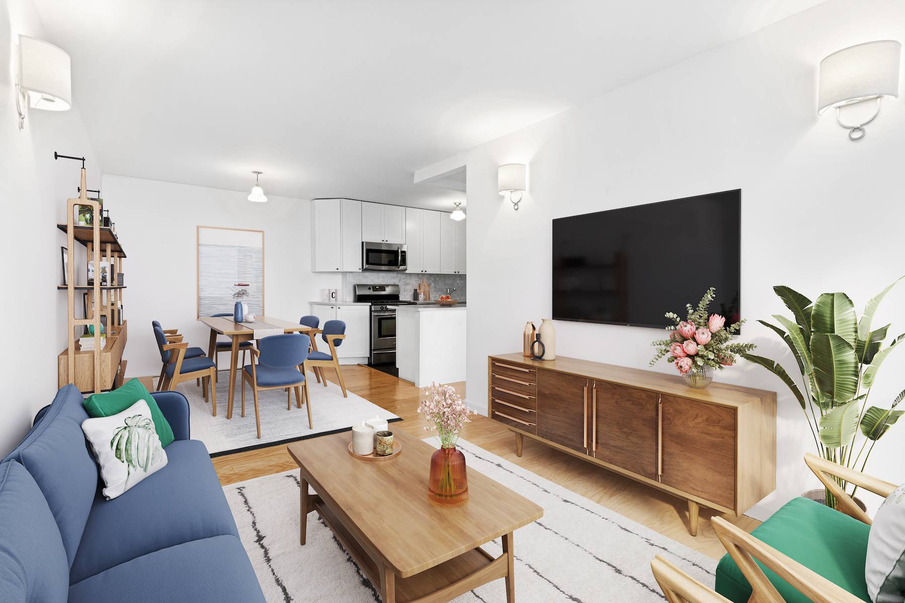 Nestled in the heart of the Upper East Side with exceptional Southern exposure and views, residence 9J is a tastefully renovated 1 bedroom 1 bathroom home.