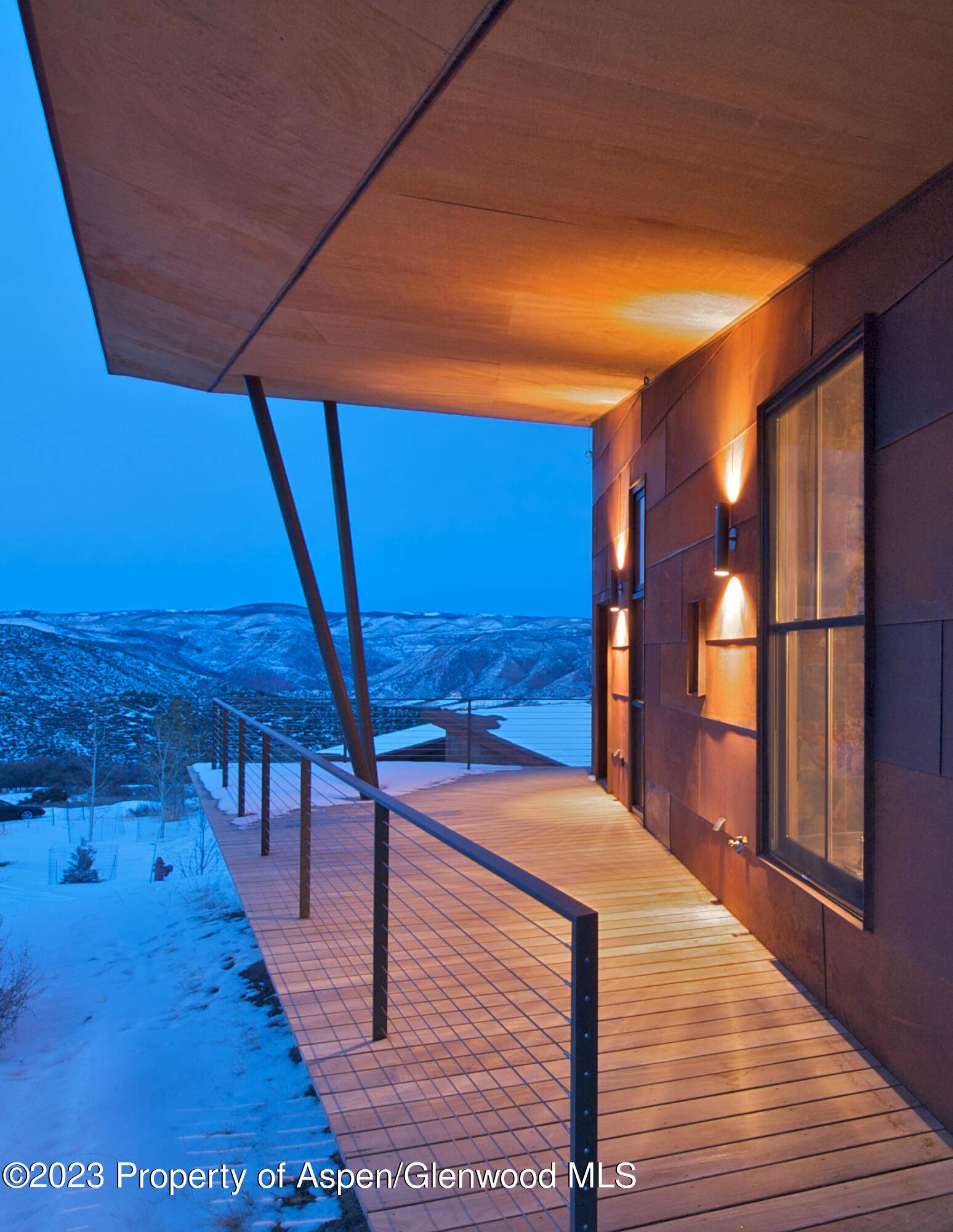 Poised above the scenic allure of Aspen Snowmass, this award winning gem by architect Glen Rappaport graces 35 acres.