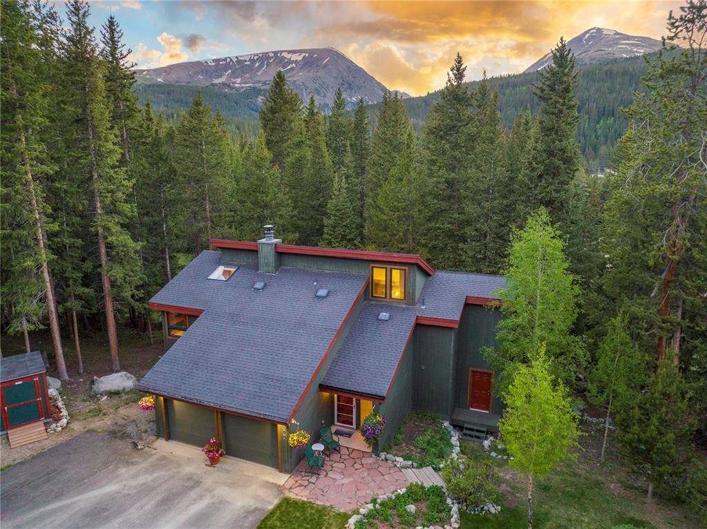 This charming residence sits on over an acre of a wooded, private homesite while being just minutes to Breckenridge.