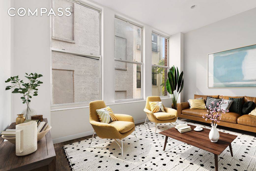 A rare opportunity to own at The Forward Building In one of the most sought out, Clines apartment 3C features soaring 11 foot high ceilings and oversized windows on two ...