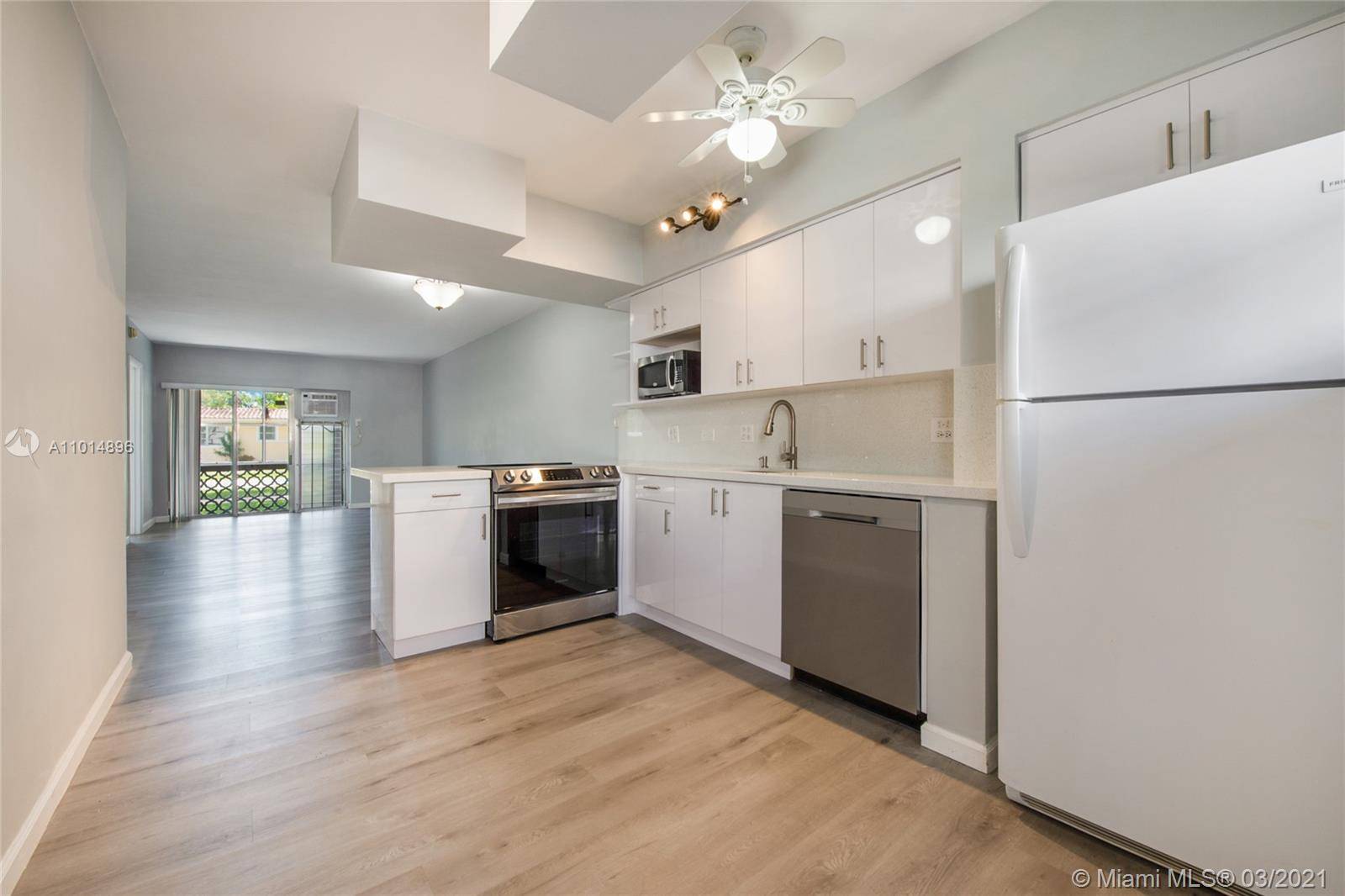 Tastefully remodeled 2 Bedroom residence with an amazing location.