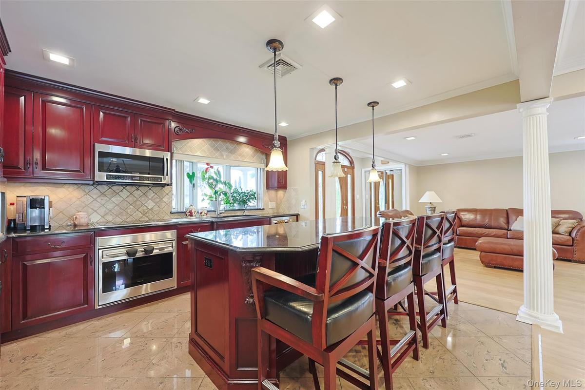 Open floor plan kitchen