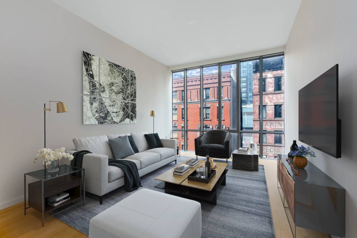 Don't miss this perfectly laid out one bedroom one bathroom residence in downtown's most sought after new condo 565 Broome Street.