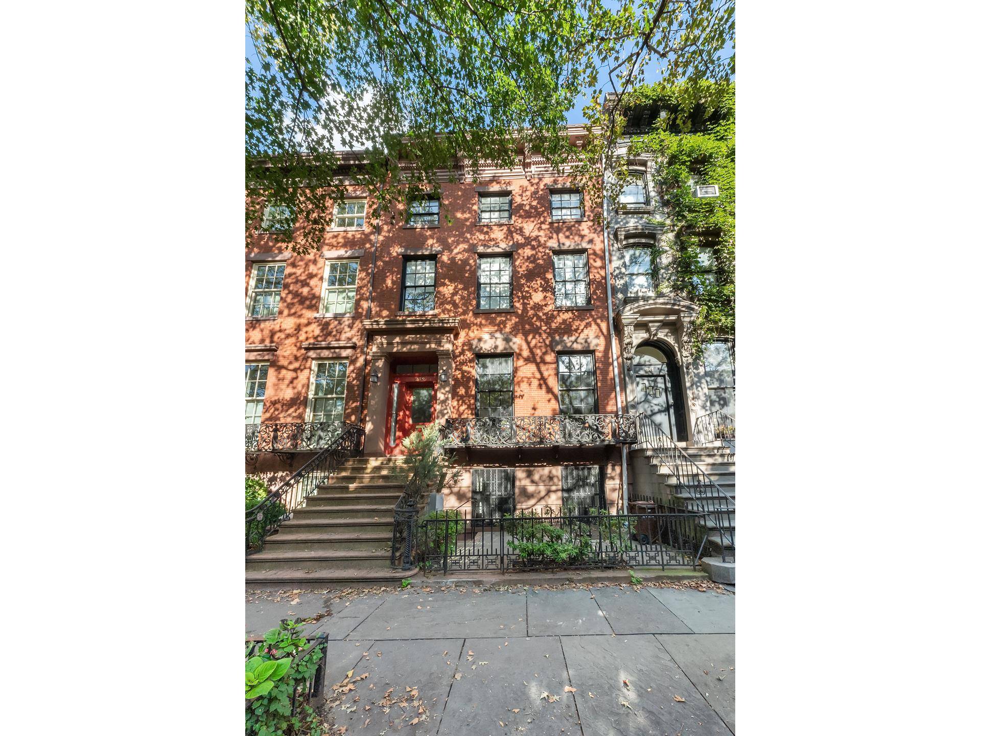 Please noteTaxes are 0J51 Abatement commenced in 2018Welcome to 239 Carlton Avenue, an exquisite 25' Greek Revival townhouse nestled on one of Brooklyn's most coveted blocks.