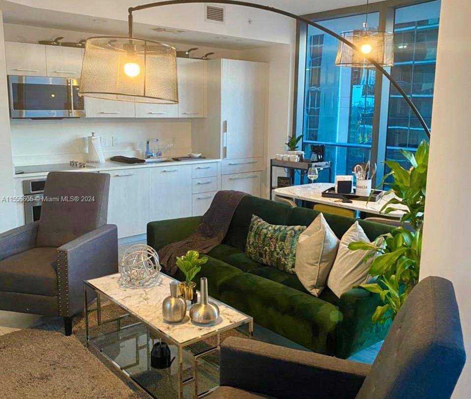 NEW GEM IN TOWN. TASTEFULLY DECORATED FULLY FURNISHED 2 BEDS 2 BATH IN THE HEART OF BRICKELL.