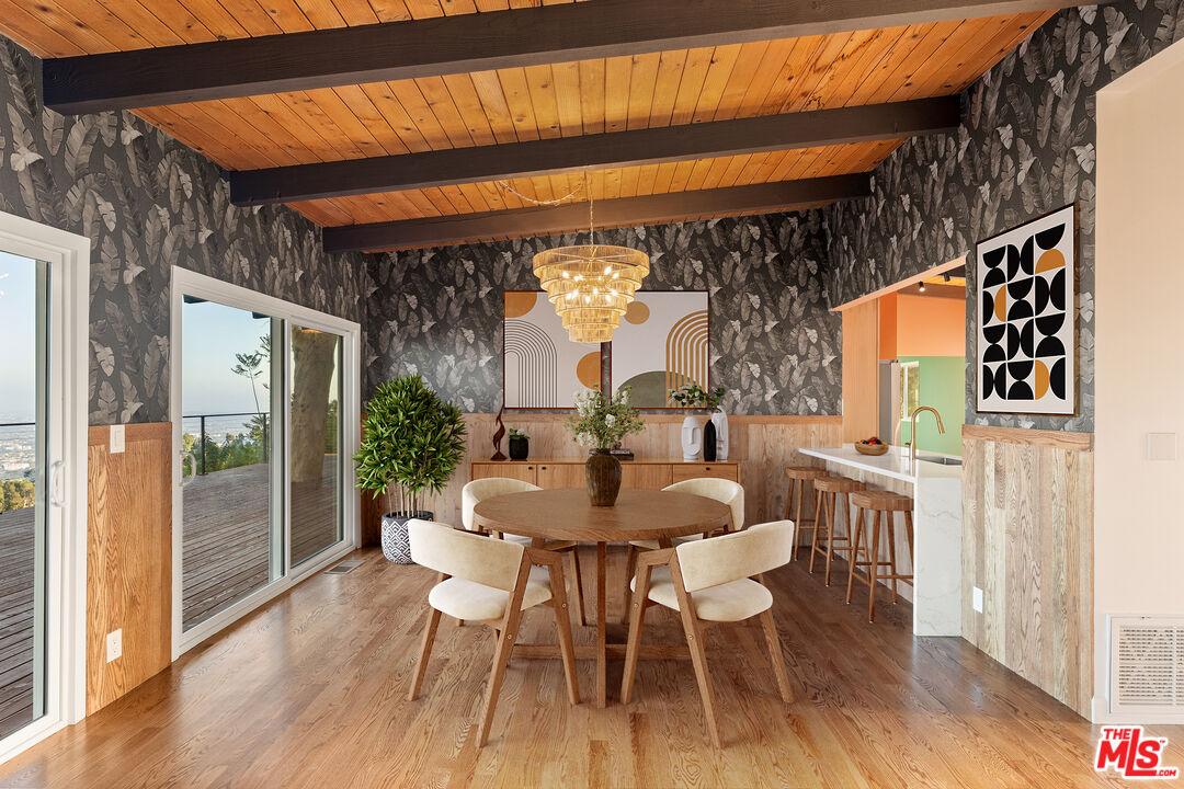 Chic Living and Dining Space w