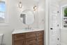 Upstairs bathroom vanity