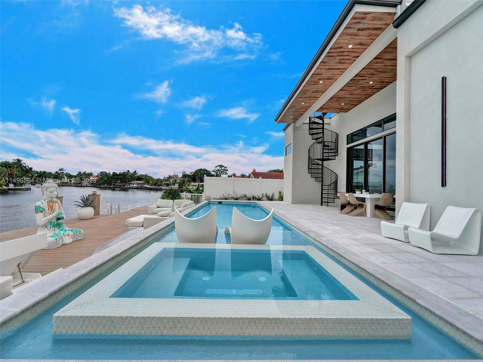 BRAND NEW CONSTRUCTION, 2023 Built 1 Story Waterfront Home in Bal Harbour available for lease !