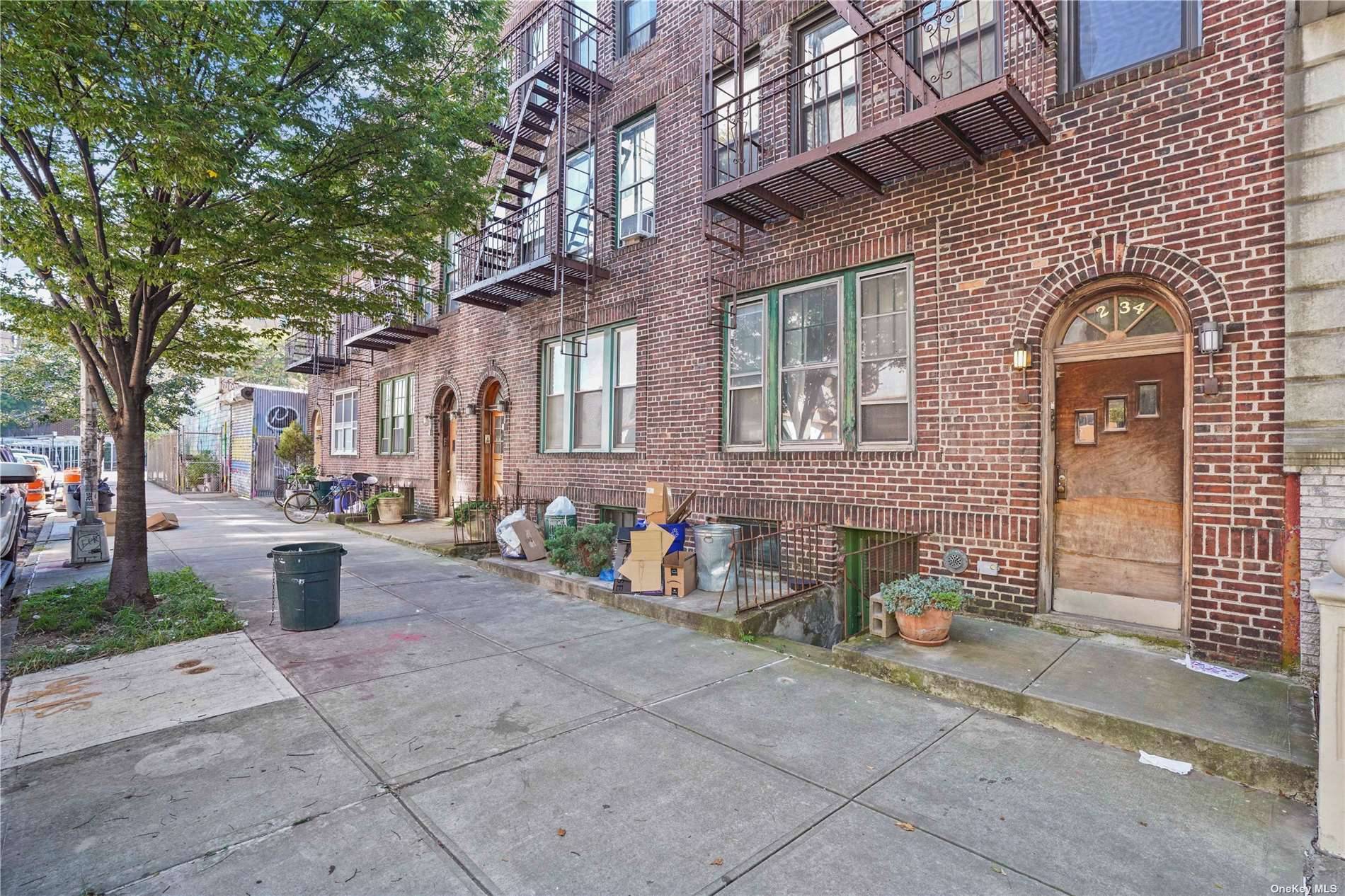 Nestled in the charming East Williamsburg section of Brooklyn, this sturdy 6 unit BRICK building presents a unique investment opportunity.